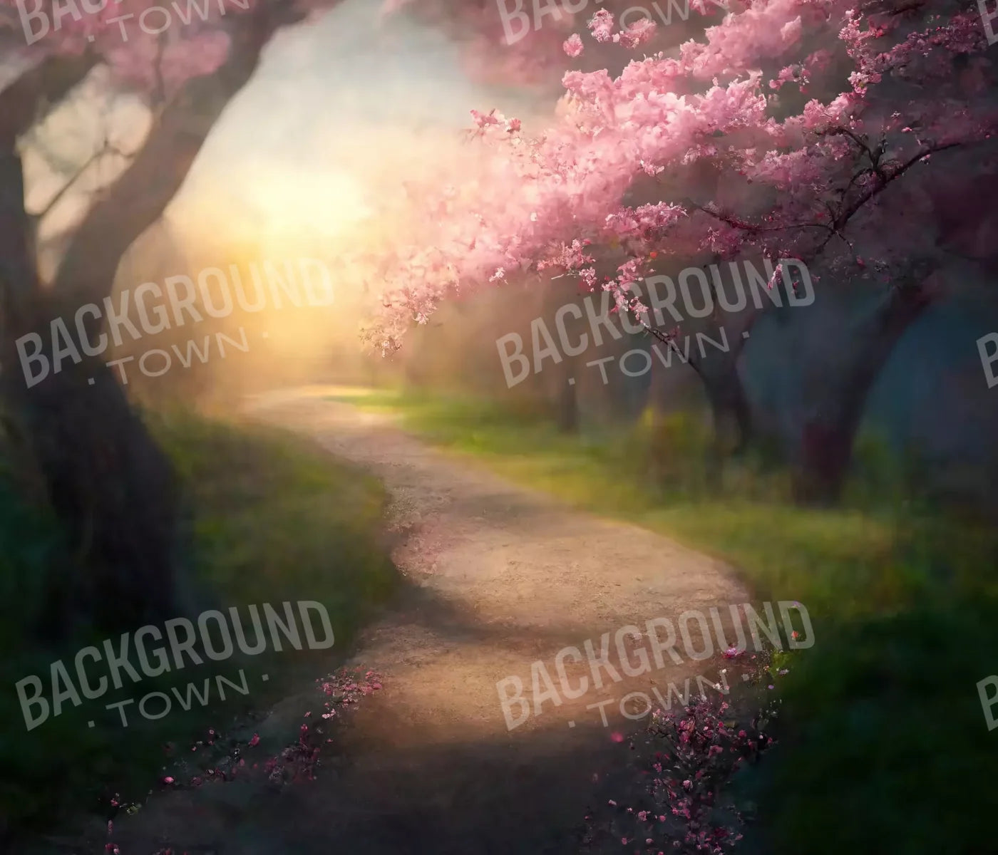 Floral Pathway I 12X10 Ultracloth ( 144 X 120 Inch ) Backdrop