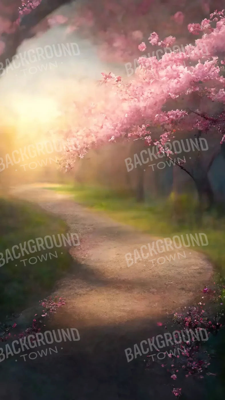 Floral Pathway I 8X14 Ultracloth ( 96 X 168 Inch ) Backdrop