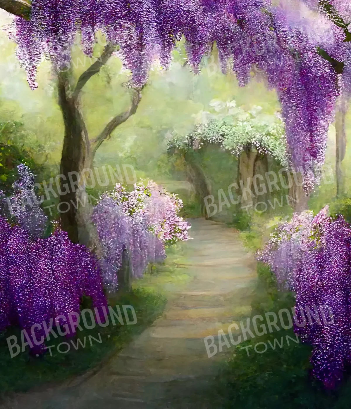 Floral Pathway Ii 10X12 Ultracloth ( 120 X 144 Inch ) Backdrop