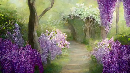Floral Pathway Ii 14X8 Ultracloth ( 168 X 96 Inch ) Backdrop