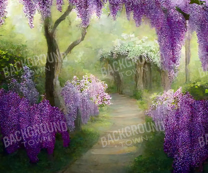 Floral Pathway Ii 5X42 Fleece ( 60 X 50 Inch ) Backdrop