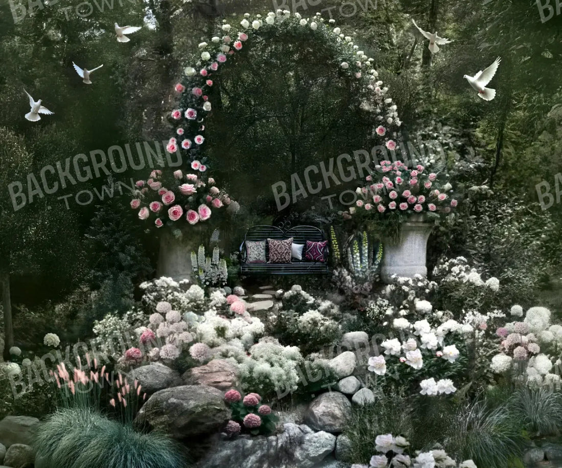 Multi Colored Floral Backdrop for Photography