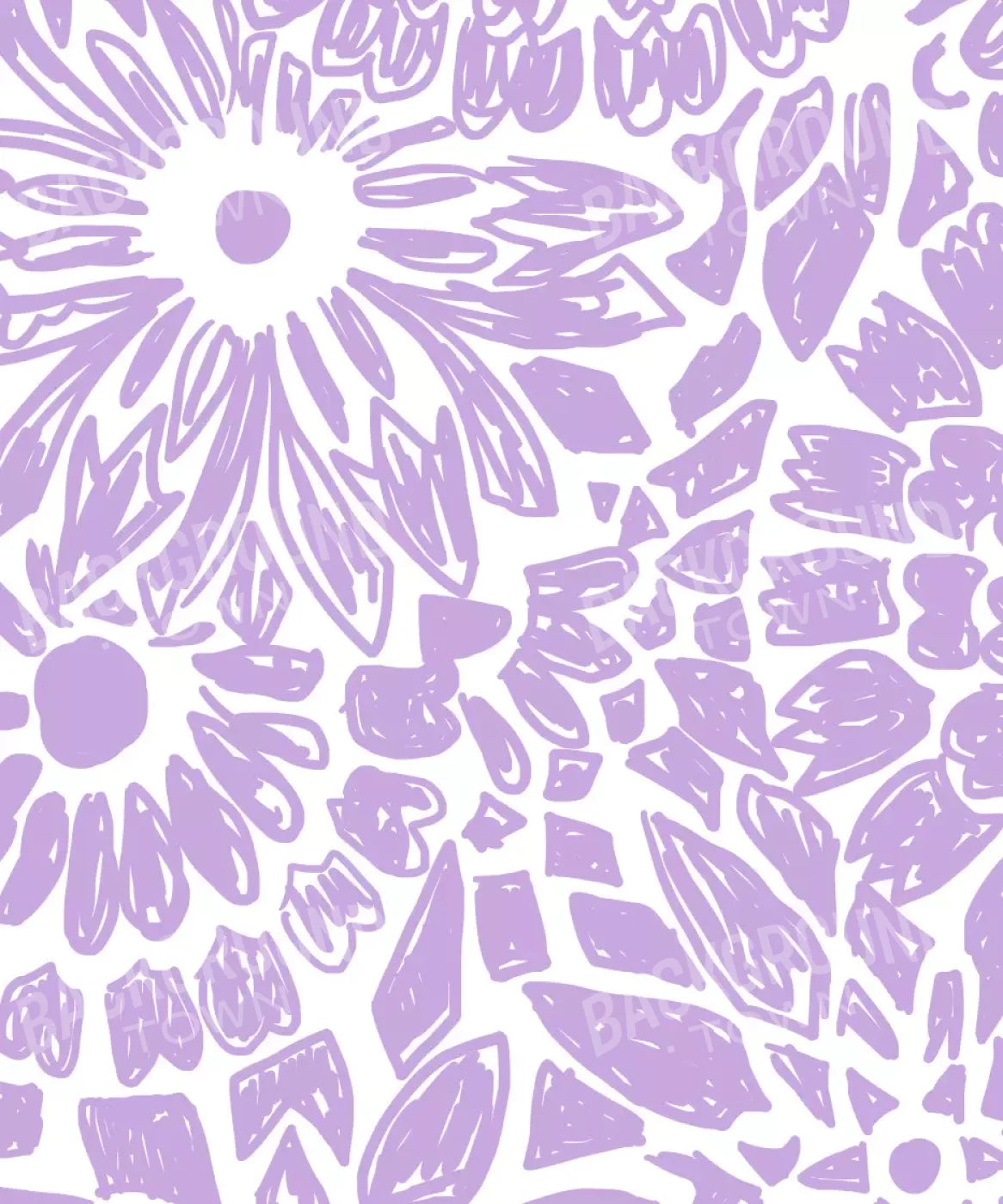 Purple Floral Backdrop for Photography