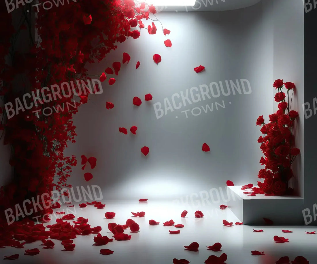 Floral Red Room 5’x4’2 Fleece (60 x 50 inch) Backdrop