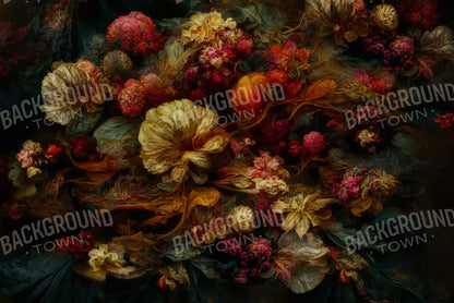 Floral Renaissance 1 8X5 Ultracloth ( 96 X 60 Inch ) Backdrop