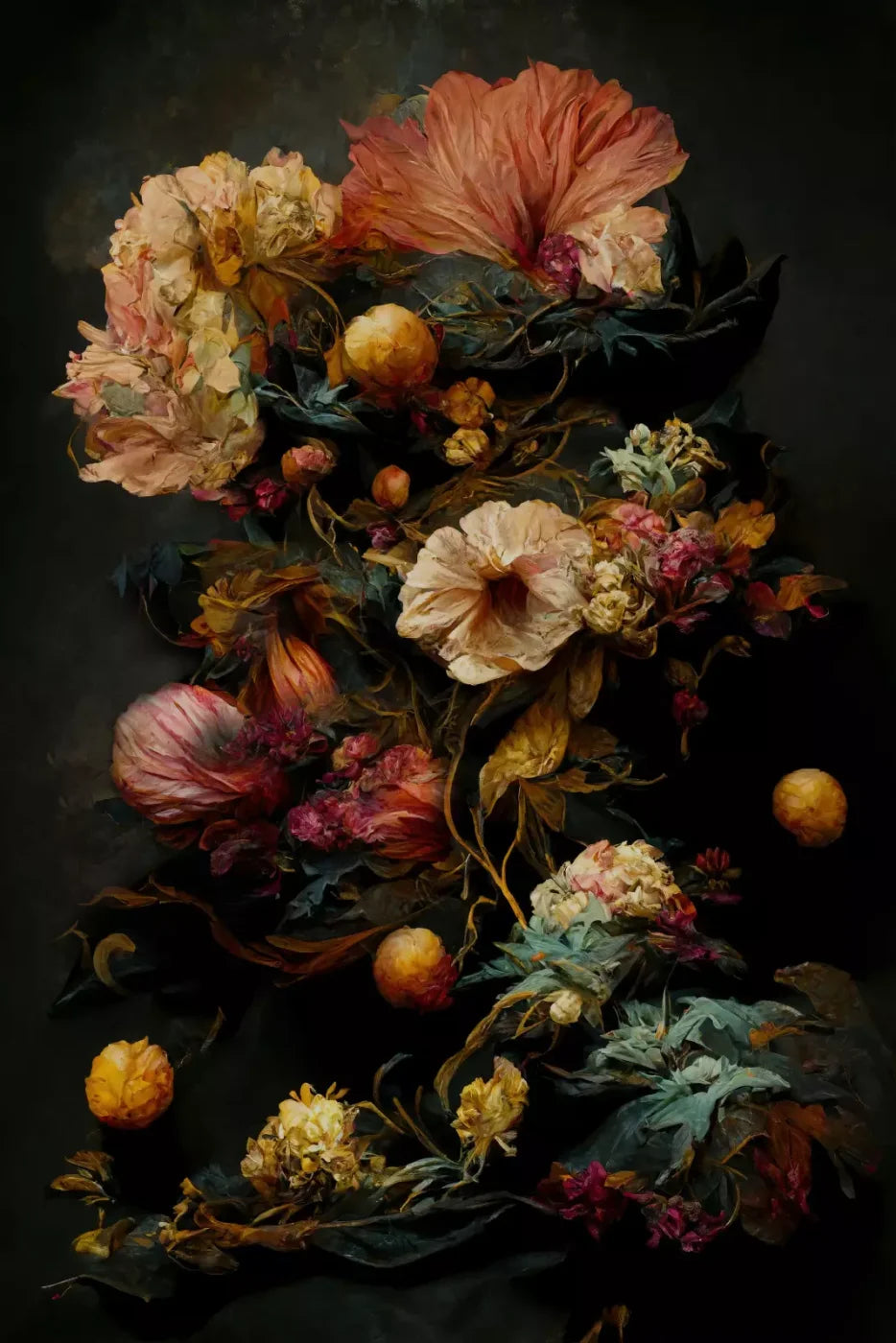 Floral Renaissance Ii Backdrop
