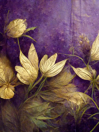 Floral Royalty 5X7 Ultracloth ( 60 X 84 Inch ) Backdrop