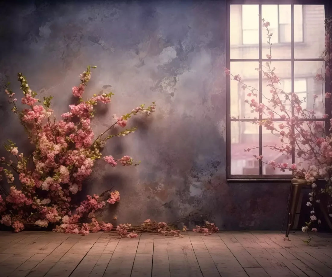 Multi-Color Floral Backdrop for Photography