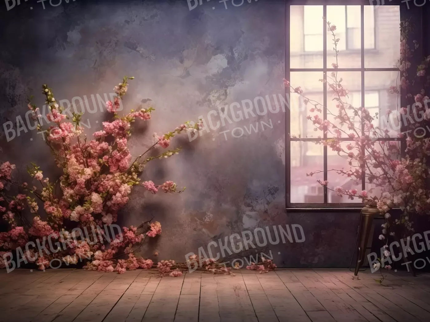Floral Studio 2 68X5 Fleece ( 80 X 60 Inch ) Backdrop