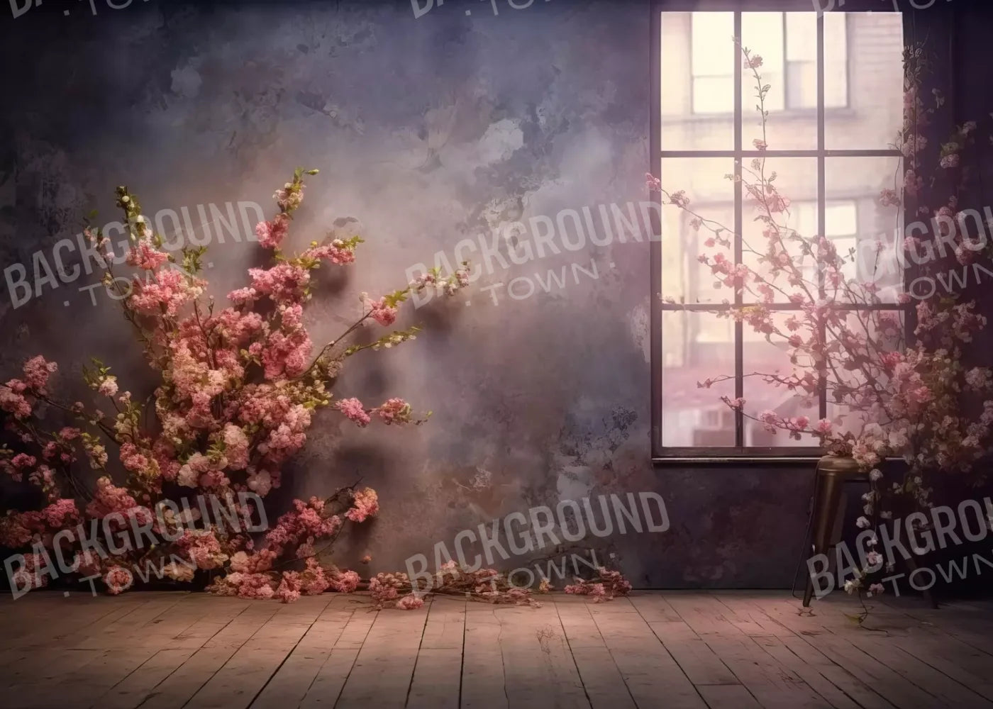 Floral Studio 2 7X5 Ultracloth ( 84 X 60 Inch ) Backdrop