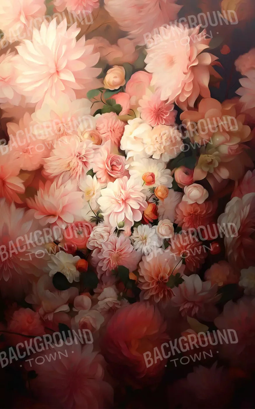 Floral Vintage 10’X16’ Ultracloth (120 X 192 Inch) Backdrop