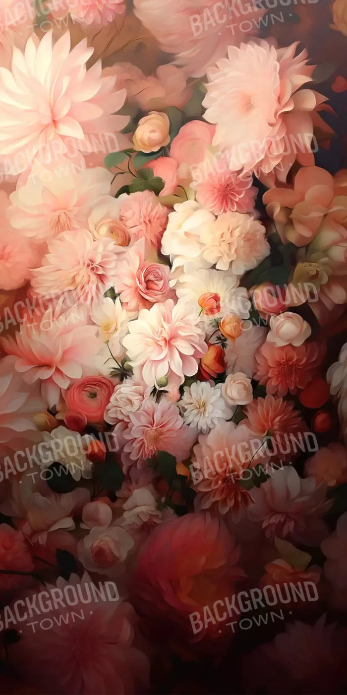Floral Vintage 10’X20’ Ultracloth (120 X 240 Inch) Backdrop