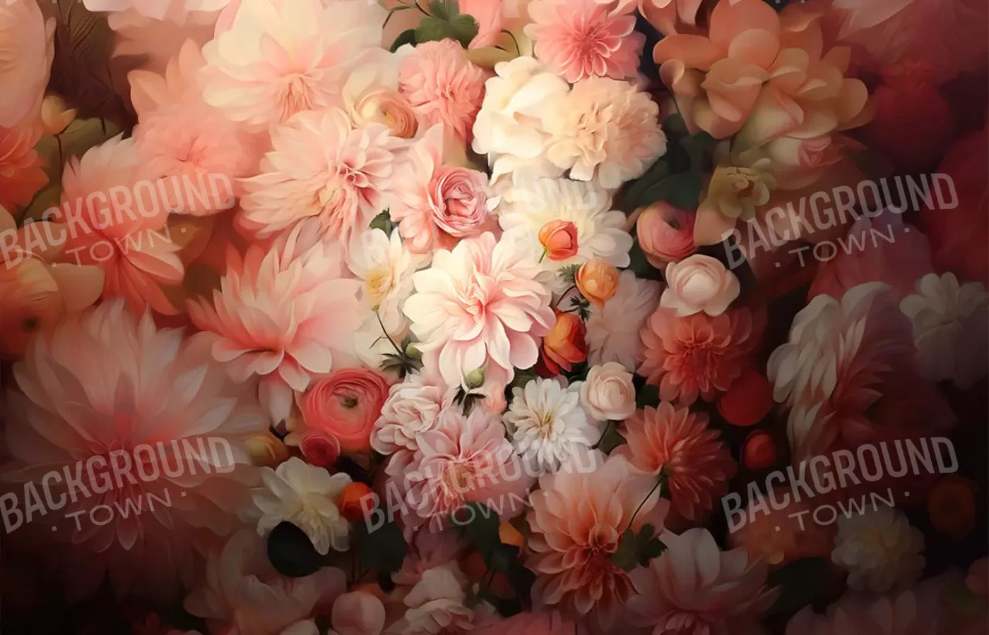 Floral Vintage 14’X9’ Ultracloth (168 X 108 Inch) Backdrop
