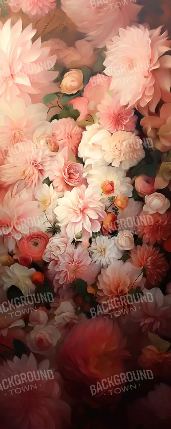 Floral Vintage 8’X20’ Ultracloth (96 X 240 Inch) Backdrop