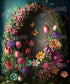 Multi-Color Easter Backdrop for Photography