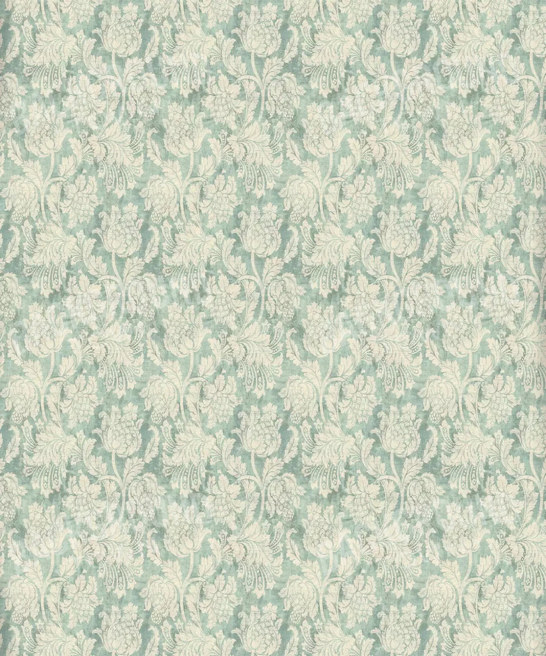 Green Damask Backdrop for Photography