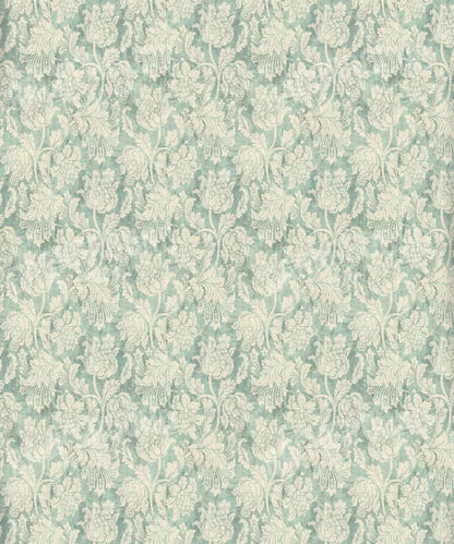 Green Damask Backdrop for Photography