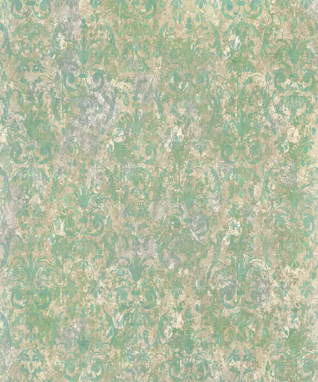 Green Damask Backdrop for Photography