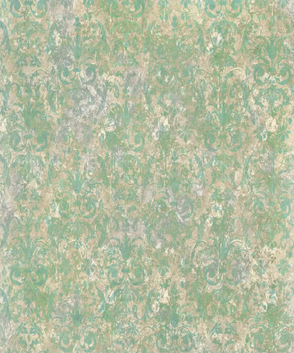 Green Damask Backdrop for Photography