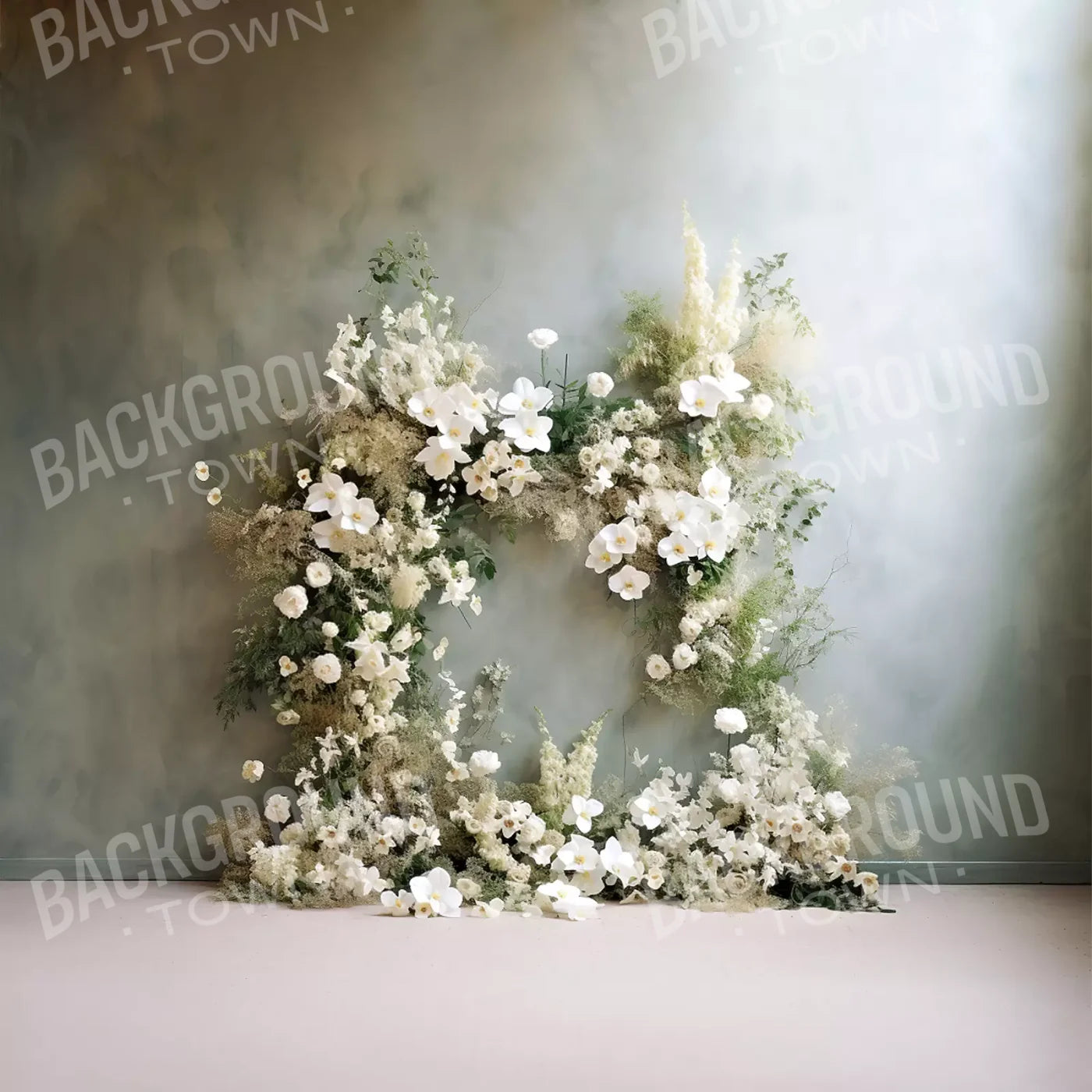 Flower Arch 10’X10’ Ultracloth (120 X Inch) Backdrop