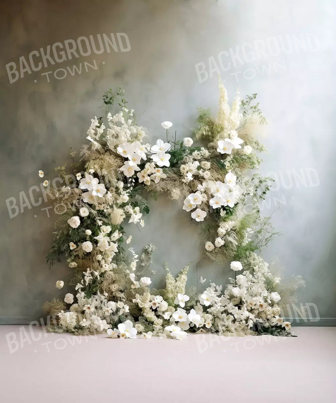 Flower Arch 10’X12’ Ultracloth (120 X 144 Inch) Backdrop