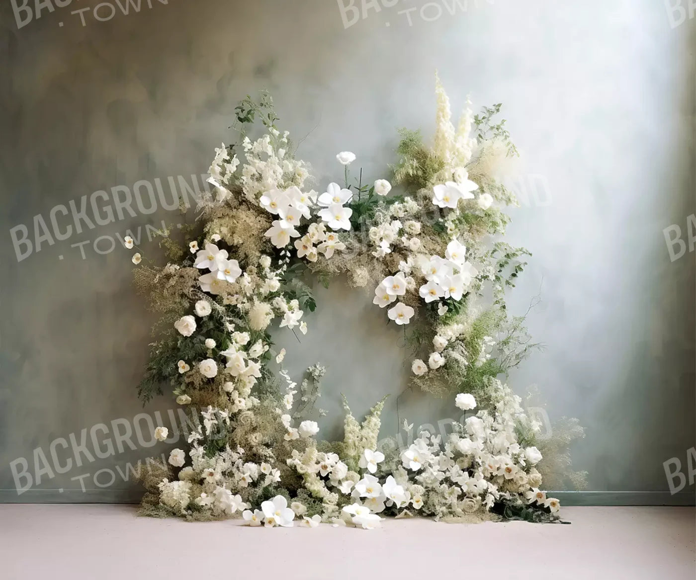 Flower Arch 12’X10’ Ultracloth (144 X 120 Inch) Backdrop
