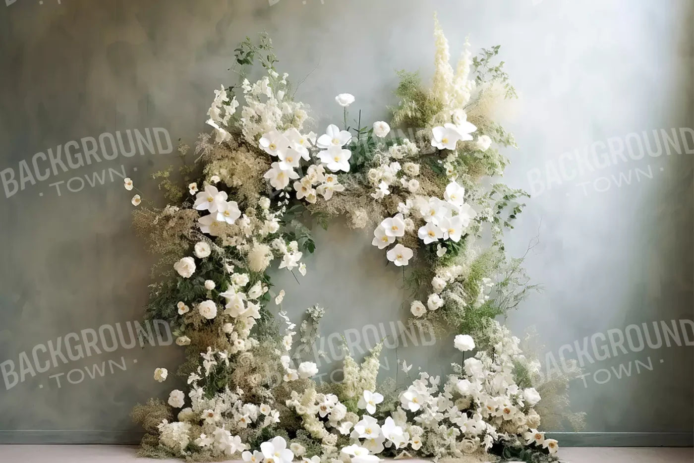 Flower Arch 12’X8’ Ultracloth (144 X 96 Inch) Backdrop