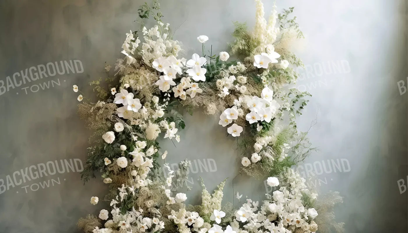 Flower Arch 14’X8’ Ultracloth (168 X 96 Inch) Backdrop