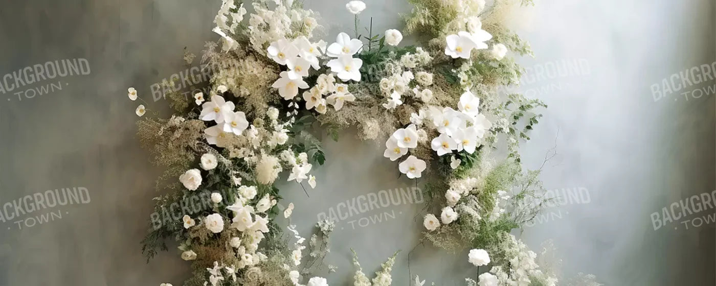 Flower Arch 20’X8’ Ultracloth (240 X 96 Inch) Backdrop