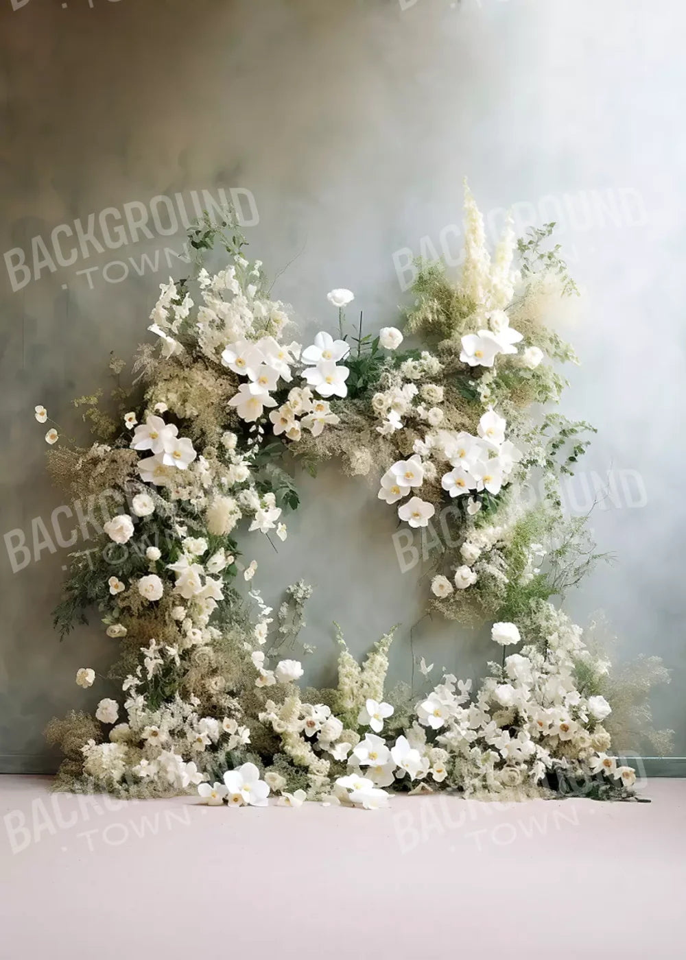 Flower Arch 5’X7’ Ultracloth (60 X 84 Inch) Backdrop