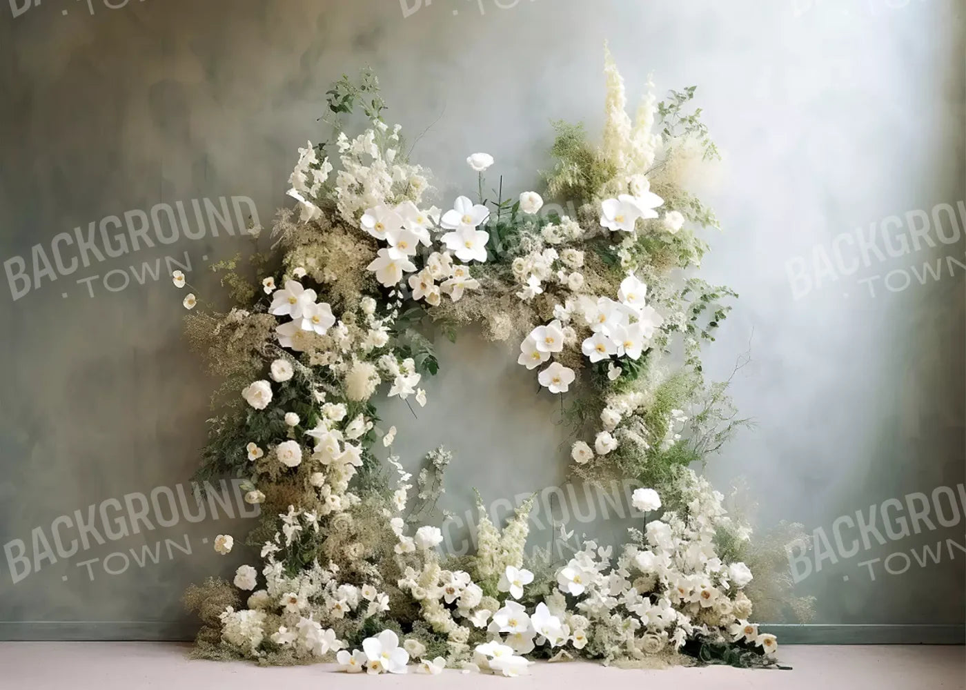Flower Arch 7’X5’ Ultracloth (84 X 60 Inch) Backdrop