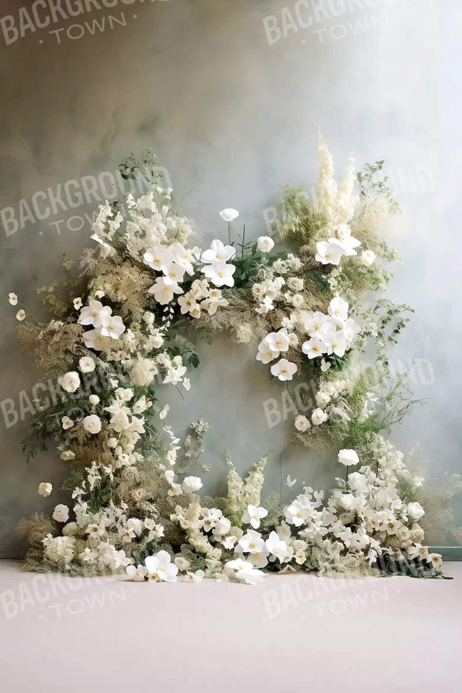 Flower Arch 8’X12’ Ultracloth (96 X 144 Inch) Backdrop