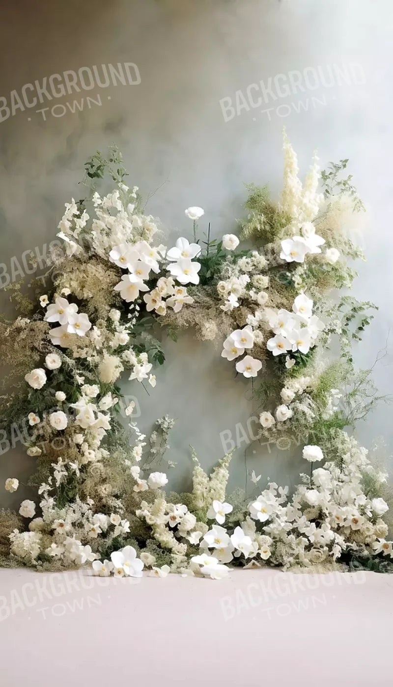 Flower Arch 8’X14’ Ultracloth (96 X 168 Inch) Backdrop