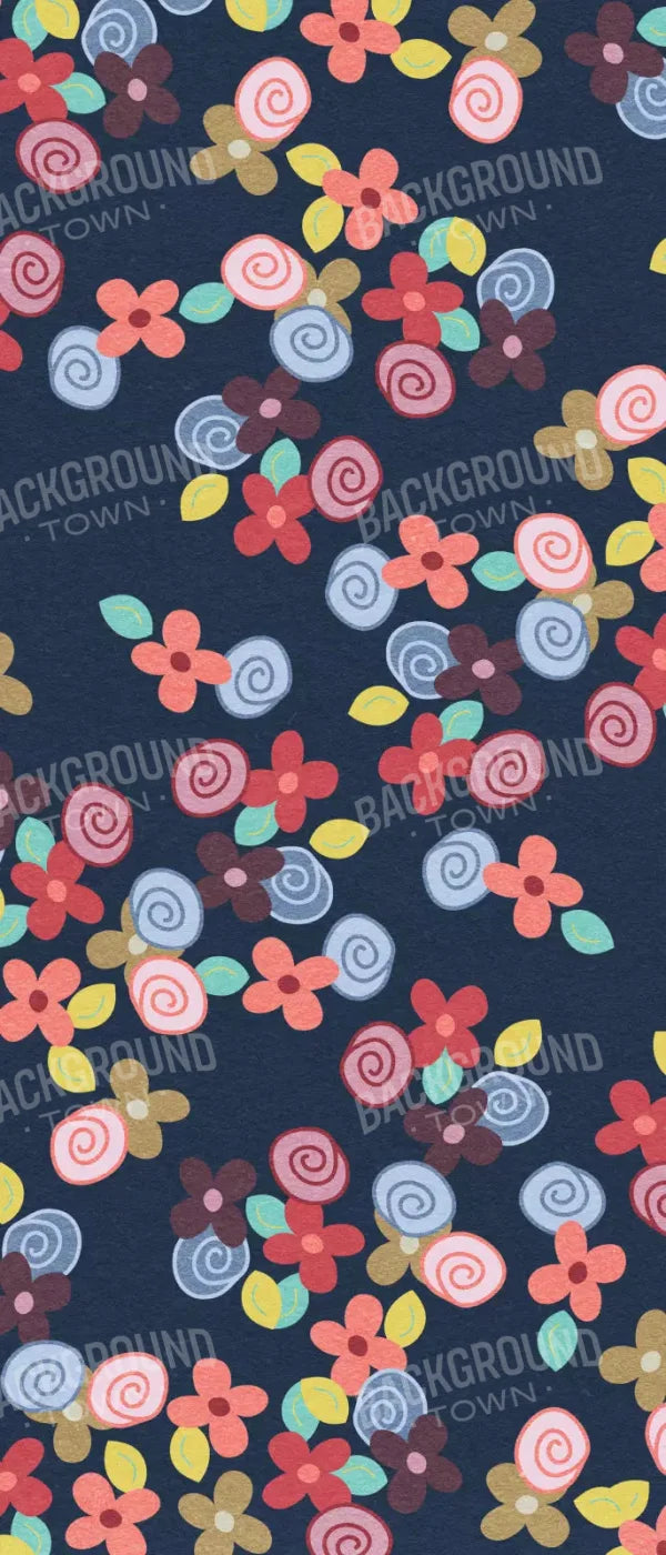 Flower Child 5X12 Ultracloth For Westcott X-Drop ( 60 X 144 Inch ) Backdrop