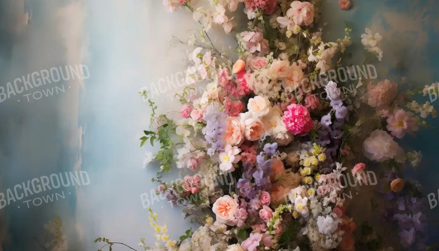 Flower Tower III 14’x8’ UltraCloth (168 x 96 inch) Backdrop