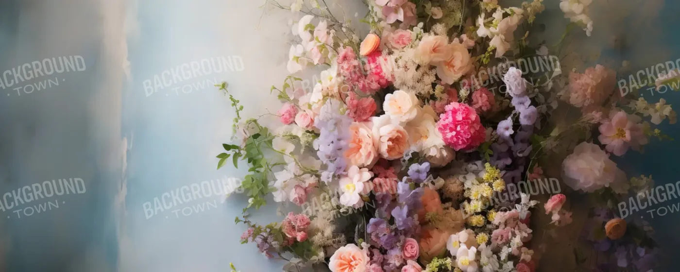 Flower Tower III 20’x8’ UltraCloth (240 x 96 inch) Backdrop