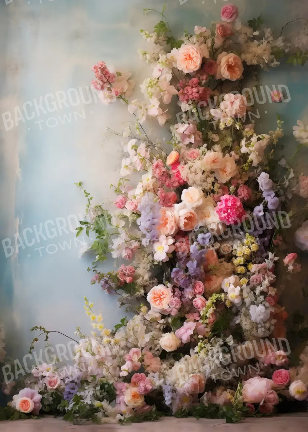 Flower Tower III 5’x7’ UltraCloth (60 x 84 inch) Backdrop