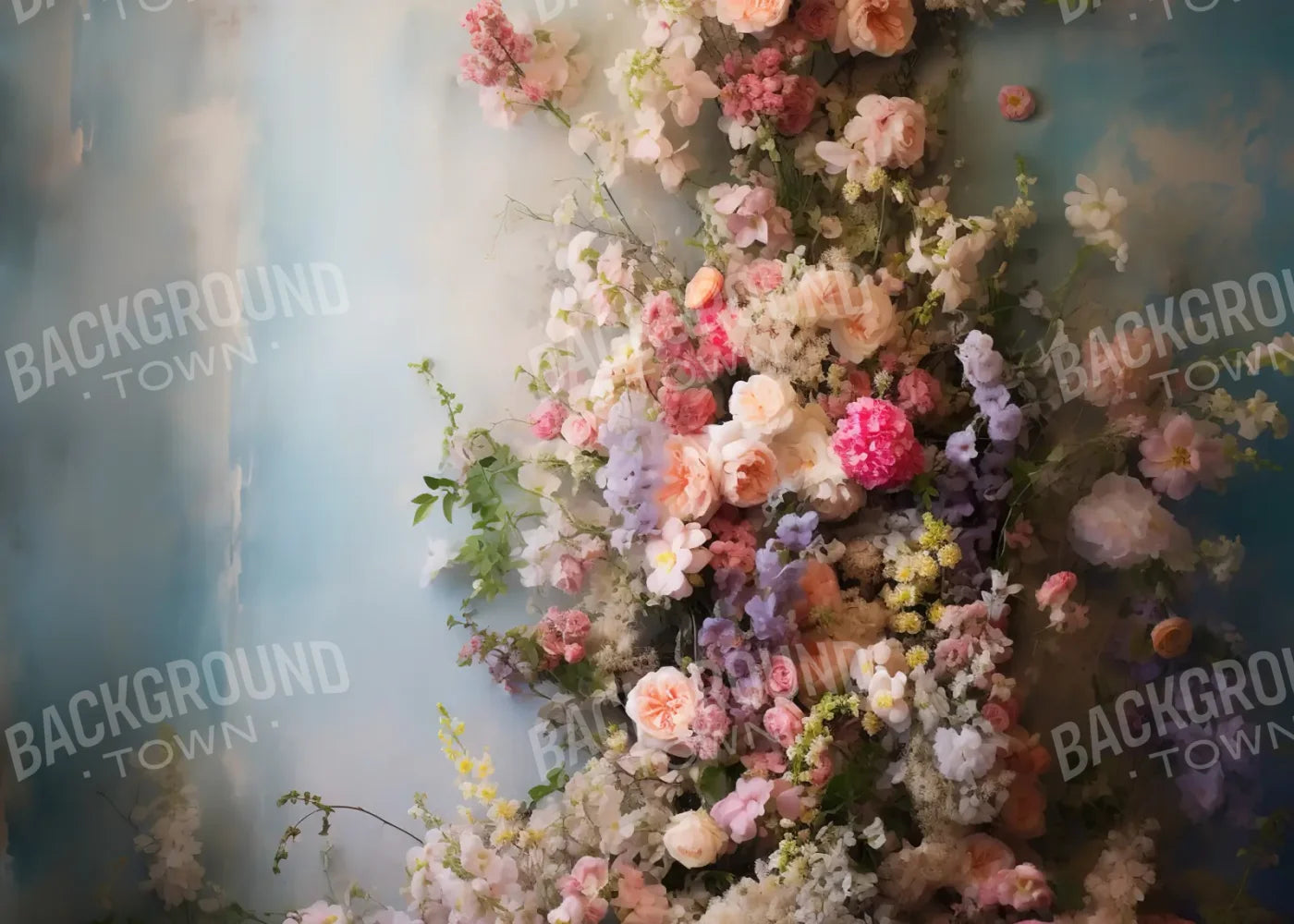 Flower Tower III 7’x5’ UltraCloth (84 x 60 inch) Backdrop