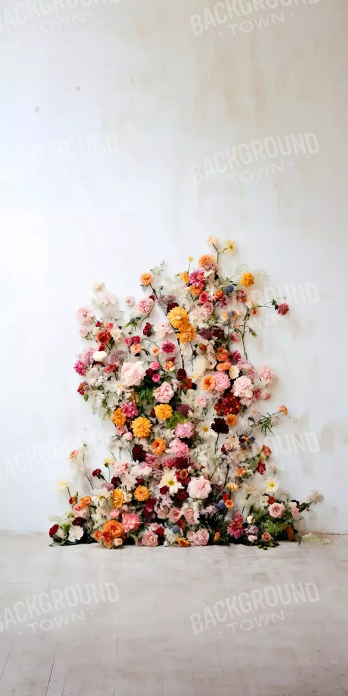 Flower Tower I 10’X20’ Ultracloth (120 X 240 Inch) Backdrop