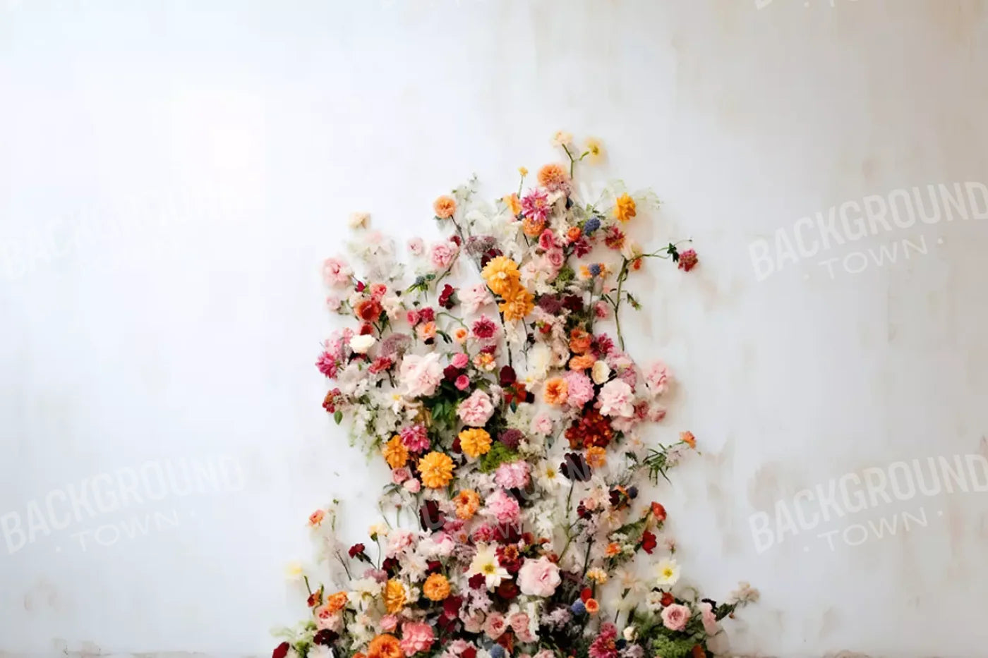 Flower Tower I 12’X8’ Ultracloth (144 X 96 Inch) Backdrop