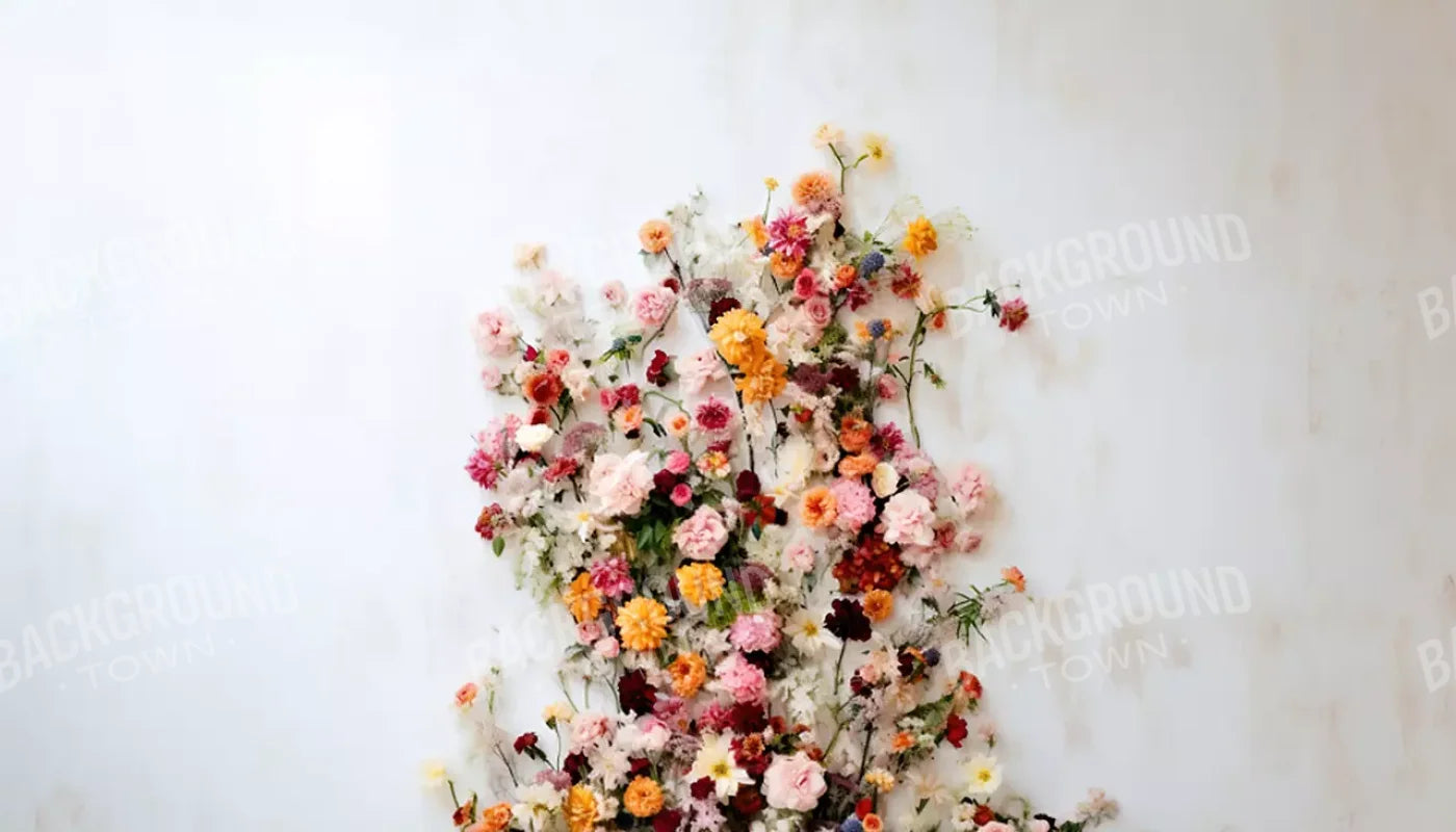 Flower Tower I 14’X8’ Ultracloth (168 X 96 Inch) Backdrop