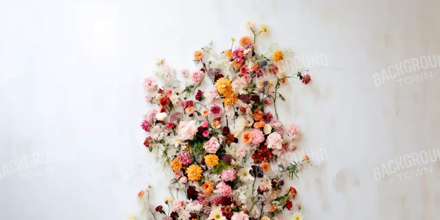 Flower Tower I 20’X10’ Ultracloth (240 X 120 Inch) Backdrop
