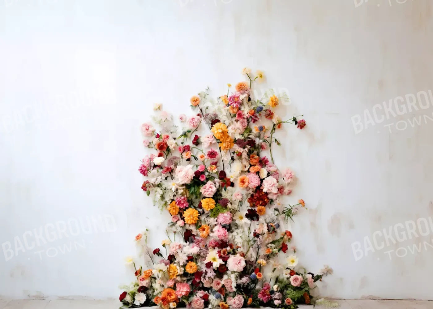 Flower Tower I 7’X5’ Ultracloth (84 X 60 Inch) Backdrop