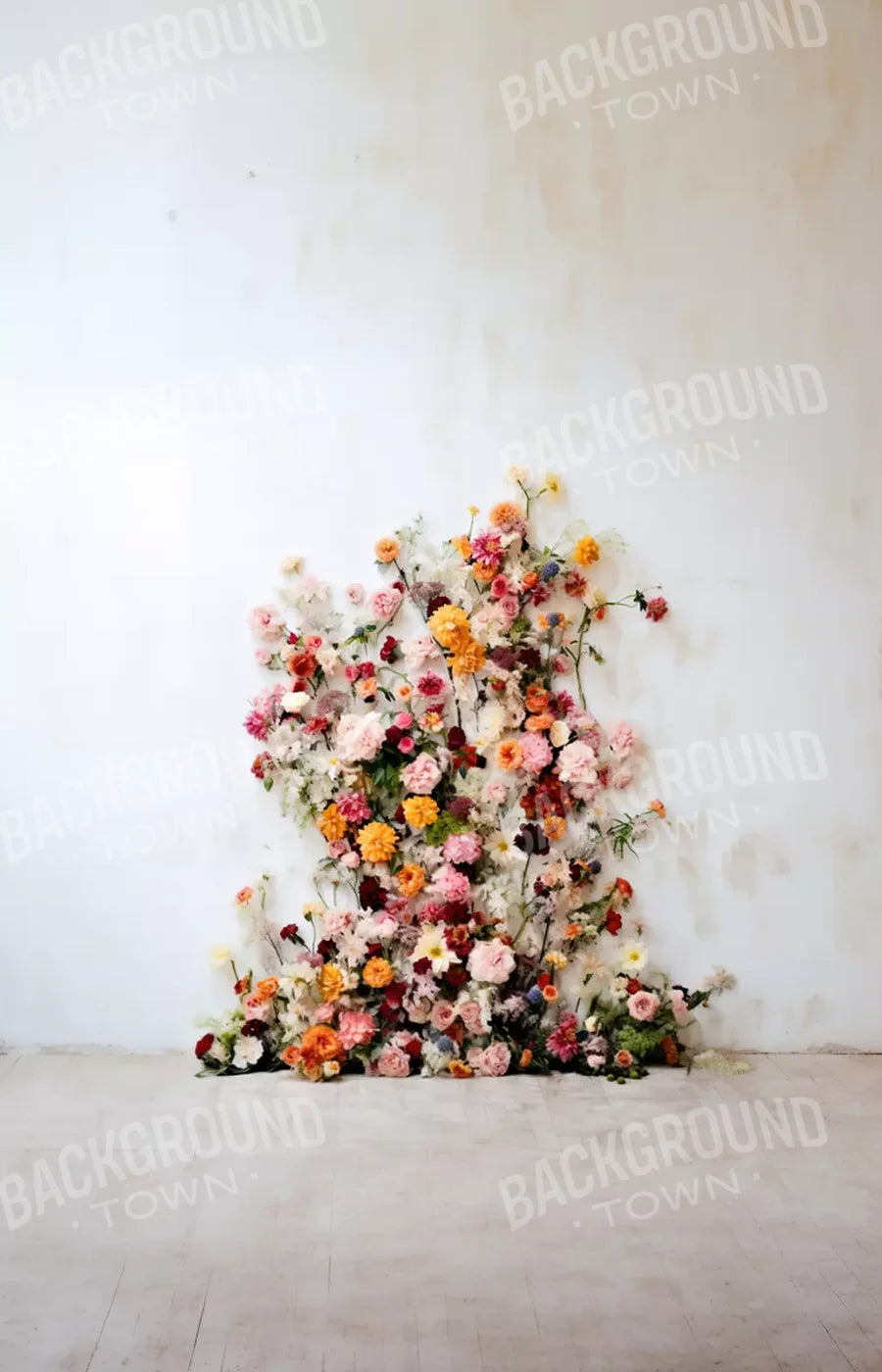 Flower Tower I 9’X14’ Ultracloth (108 X 168 Inch) Backdrop