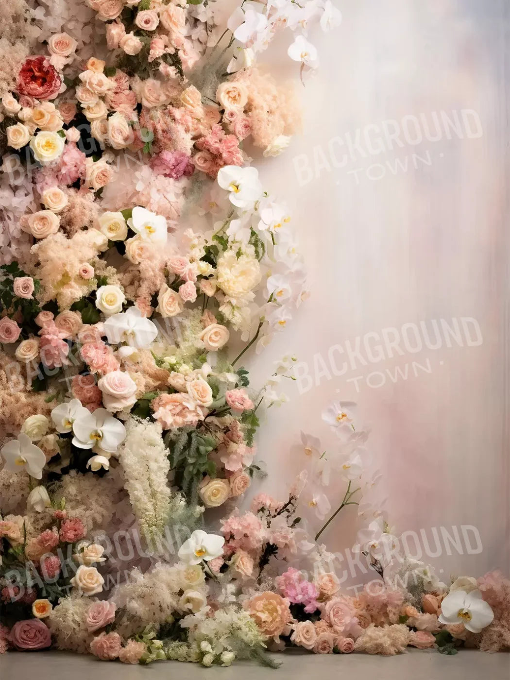 Flower Tower Ii 6’X8’ Fleece (72 X 96 Inch) Backdrop