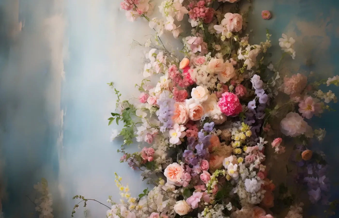 Flower Tower III 14’x9’ UltraCloth (168 x 108 inch) Backdrop