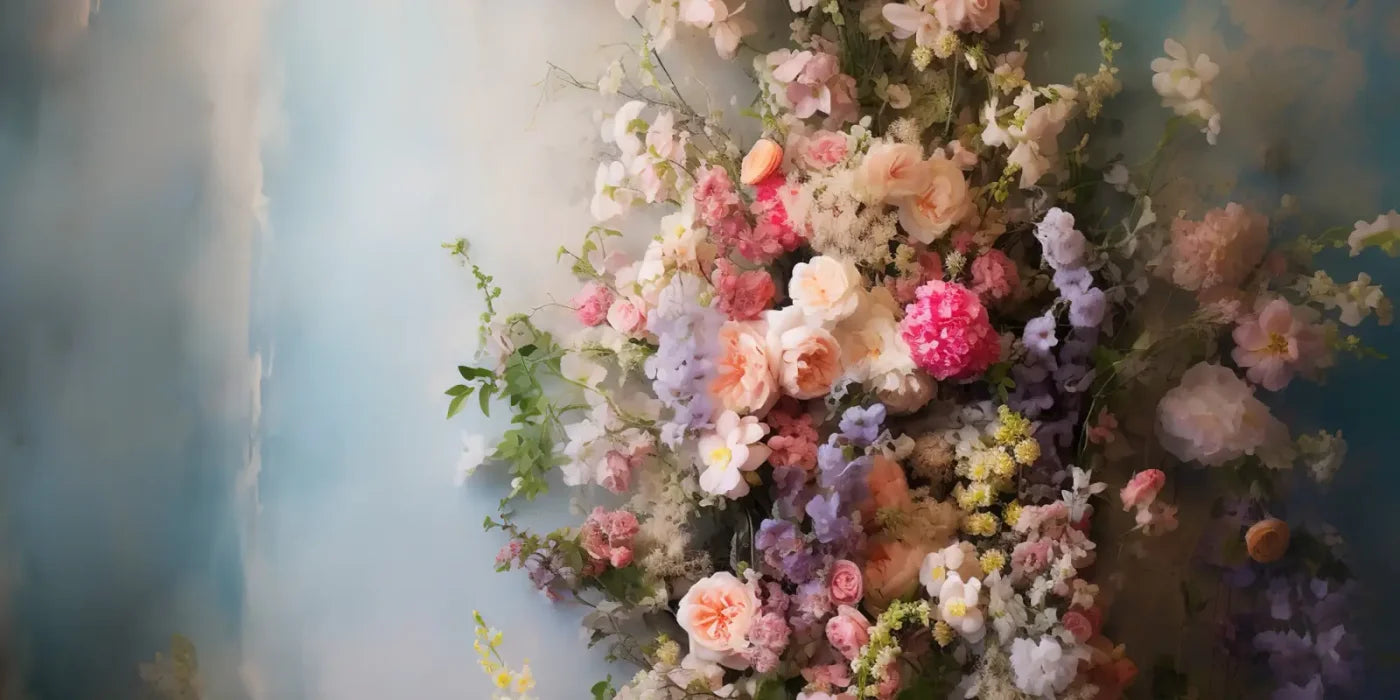 Flower Tower III 16’x8’ UltraCloth (192 x 96 inch) Backdrop