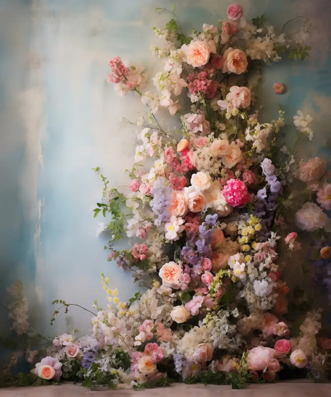 Pink , Purple , Blue  Backdrop for Photography