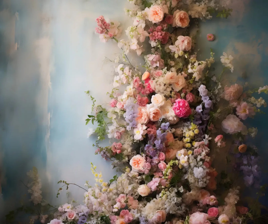 Flower Tower III 5’x4’2 Fleece (60 x 50 inch) Backdrop
