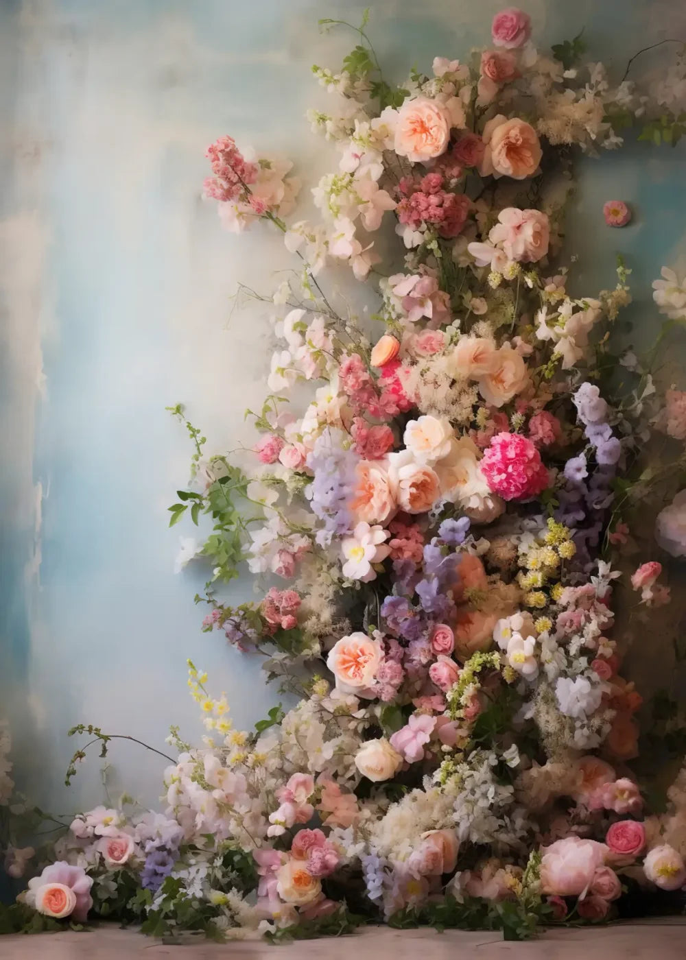 Flower Tower III 5’x7’ UltraCloth (60 x 84 inch) Backdrop